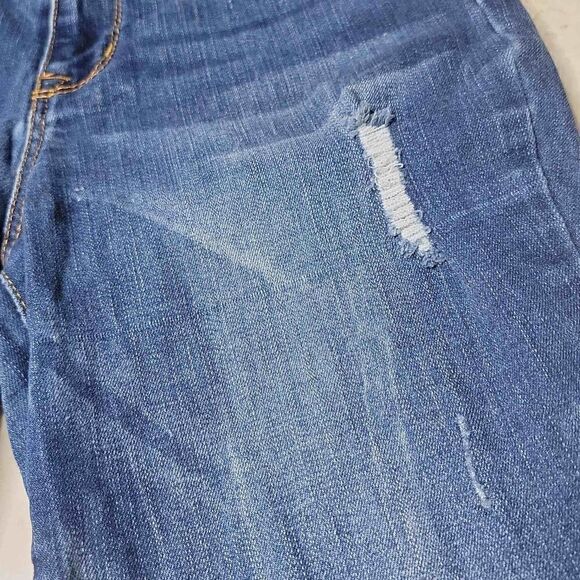 Aeropostale The Norma Jean Distressed Skinny Leg Denim Jeans Size 2 - Picture 10 of 16